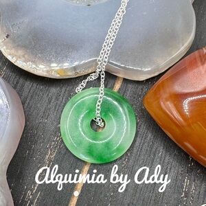 Alquimia Green Pendant Necklace